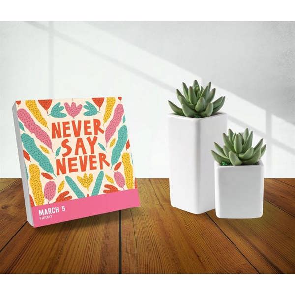 Sourcebooks Instant Happy Notes Desk Calendar 2027, Desk Calendars, Day To View, Lifestyle, Gift