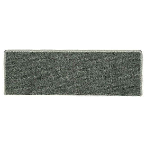 Berkfield Carpet Stair Treads 15 pcs 65x21x4 cm Green