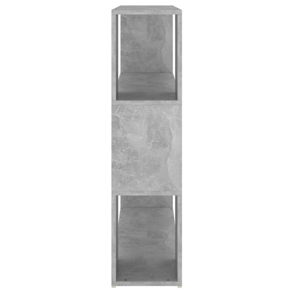 Berkfield Book Cabinet Room Divider Concrete Grey 100x24x94 cm