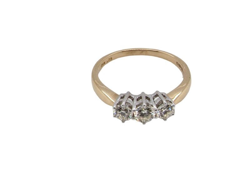 Vintage Tom A modern three stone Diamond Ring