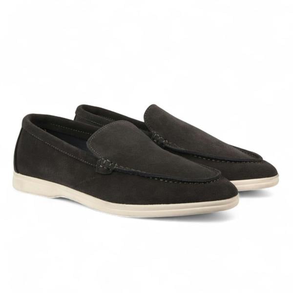 Dolcetto Men’s Durable Slip-On Loafers with Cushioned Insole