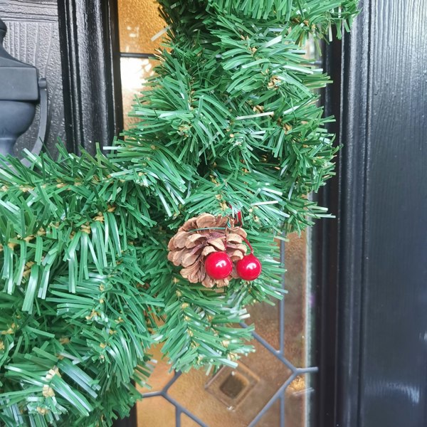 Samuel Alexander 50cm Premier Christmas Wreath With Festive Berry and Cones