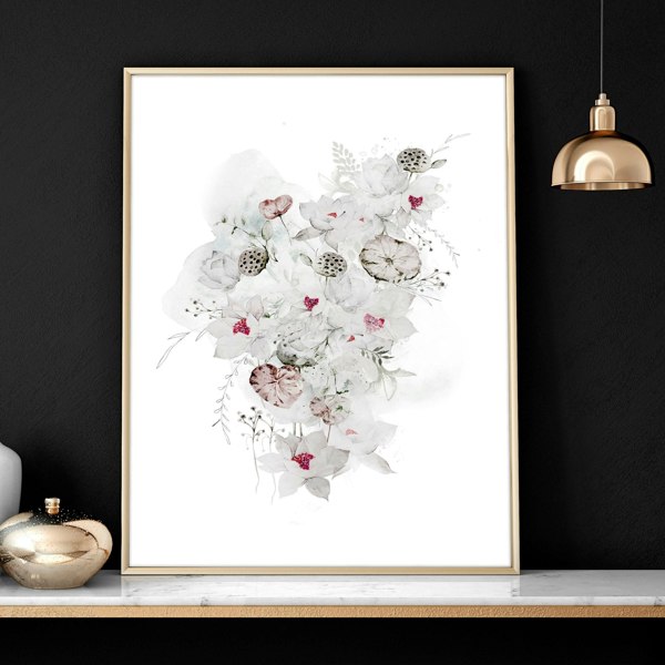 Botanicals art | Set of 2 wall art prints