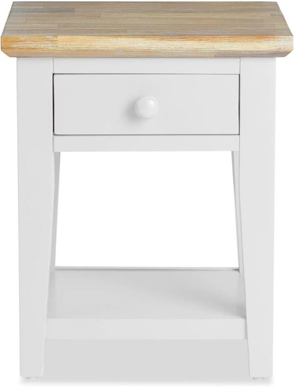 Statement Furniture Florence 1 Drawer Lamp Side Table, Assembled Sofa Table