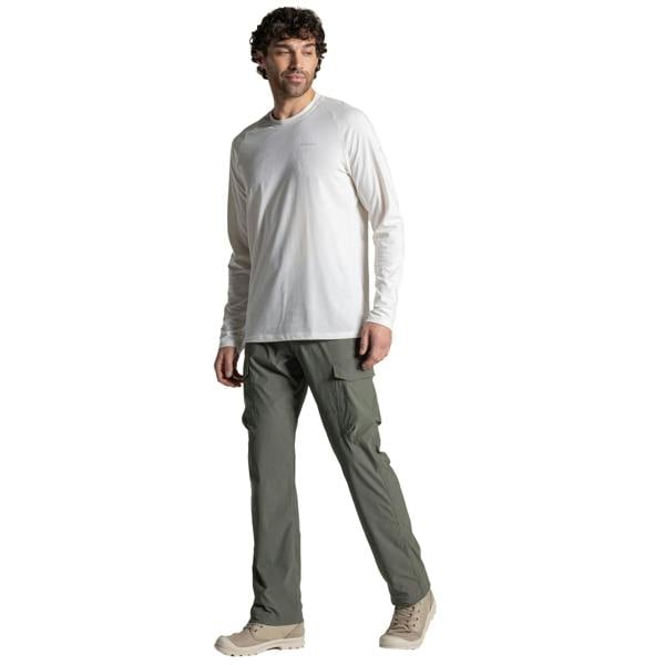 Craghoppers Mens Rif Stretch Nosilife Cargo Trousers - Dark Sage - 
