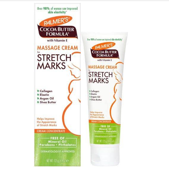 palmer's cocoa butter massage cream for stretch marks 125g​ non-greasy lotion is ideal for all over body use, in place of your regular moisturiser.