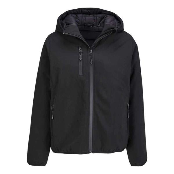SOLS Womens/Ladies Falcon Padded Soft Shell Jacket - Black