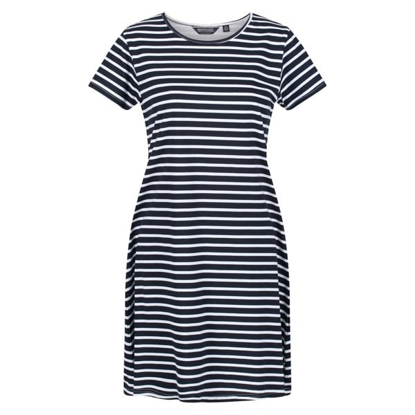 Regatta Womens/Ladies Balia Stripe Swing Dress - Navy/White