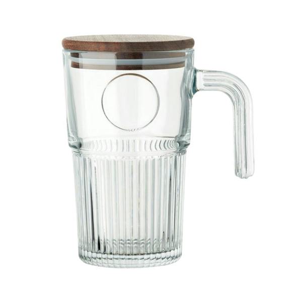 MidOcean Vitrio Jar Glass Mug - Transparent - 