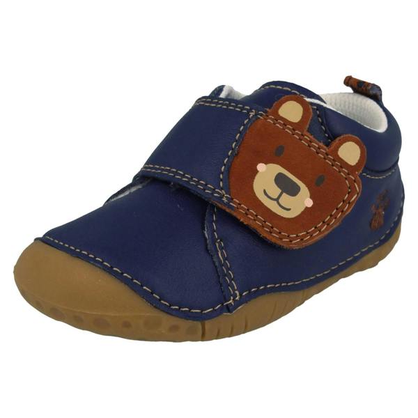 Start-rite Boys Startrite Pre Walker Cruiser T Bar Shoes Bear Hug