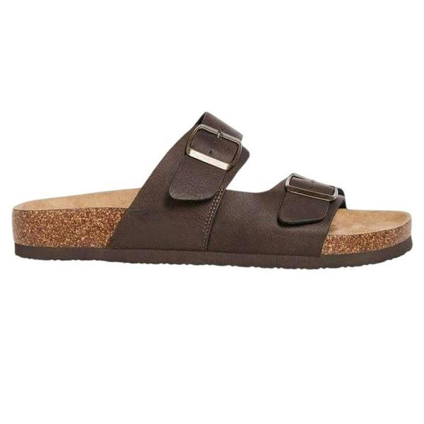 Jack And Jones Mens Flatform Slides - Java Brown - 