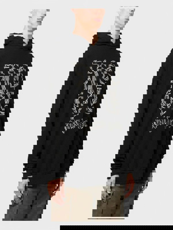 Palm Angels Monogram Statement Hoodie 'Black/Off White' - Supplied FashionPalm Angels