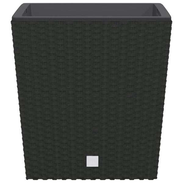 Berkfield Planter with Removable Inner Anthracite 21 / 32 L PP Rattan