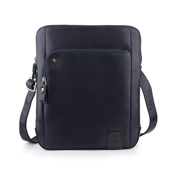 PRIMEHIDE Medium Leather Messenger Bag - Matteo Tuscan