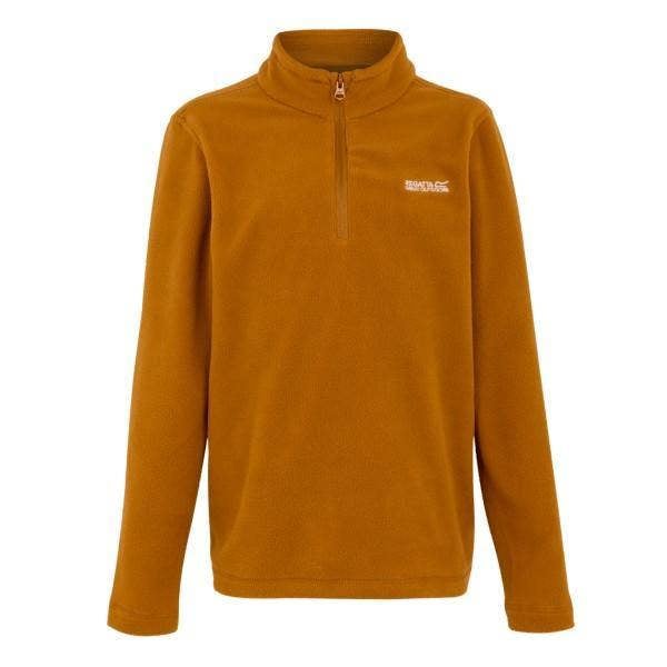 Regatta Great Outdoors Childrens/Kids Hot Shot II Half Zip Fleece Top - Pumpkin Spice - 
