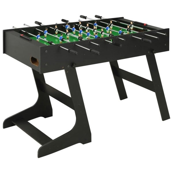 Berkfield Folding Football Table 121x61x80 cm Black