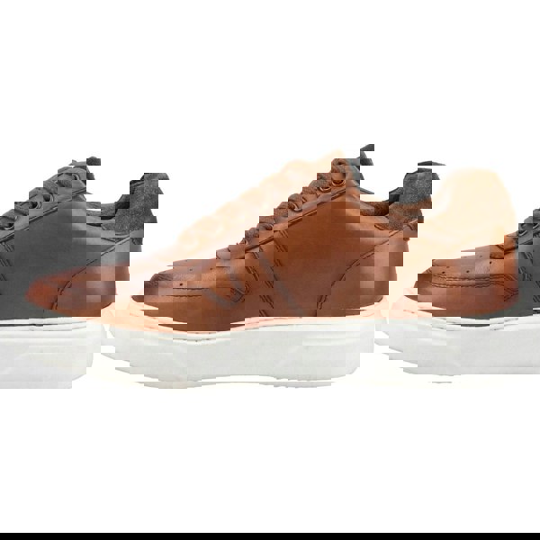 Hush Puppies Wyatt Leather Men's Tan Trainers