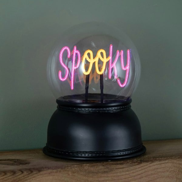Samuel Alexander 14cm Battery Operated Light up Spooky Halloween Globe with LEDs