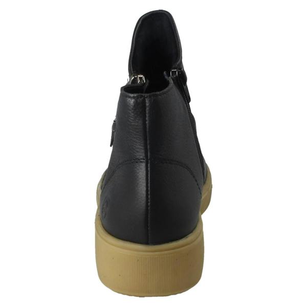 Remonte Ladies Remonte Dual Zip Leather Casual Ankle Boots D1T73