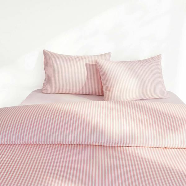 Martex Studio Edition Pink Pinstripe Duvet Cover Set