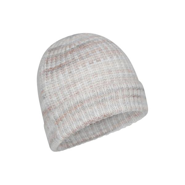 Mountain Warehouse Womens/Ladies Space Dye Faux Fur Lined Beanie - Cream - 