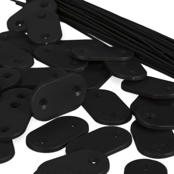 Fixing Kits for Privacy Screening & Fencing - Black - Evergreenery