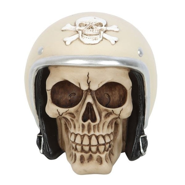 Serano Skull Ornament with Helmet