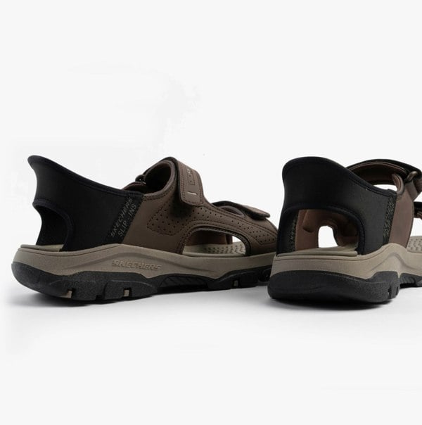 Skechers TRESMEN - REECE Mens Sandals Chocolate