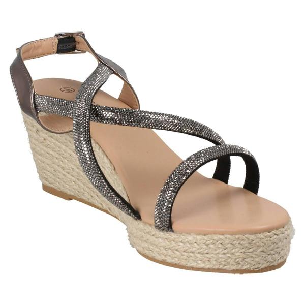 Savannah Ladies Savannah Wedge Heel Sandals F12120