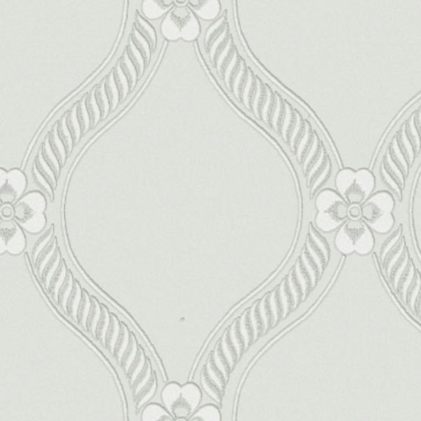 Laura Ashley Landford Paintable - White wallpaper
