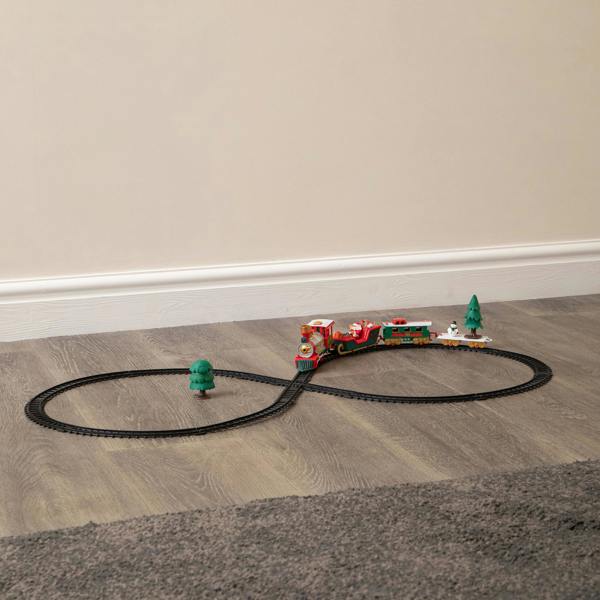 Samuel Alexander Christmas Musical Train Set with Lights & 3 Track Layouts