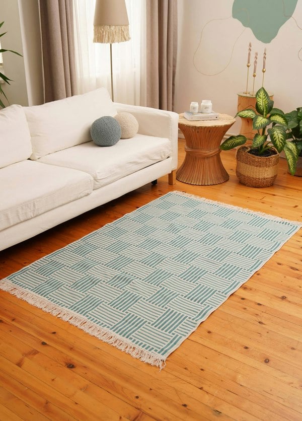 Rozi Line Collection Kilim Rug