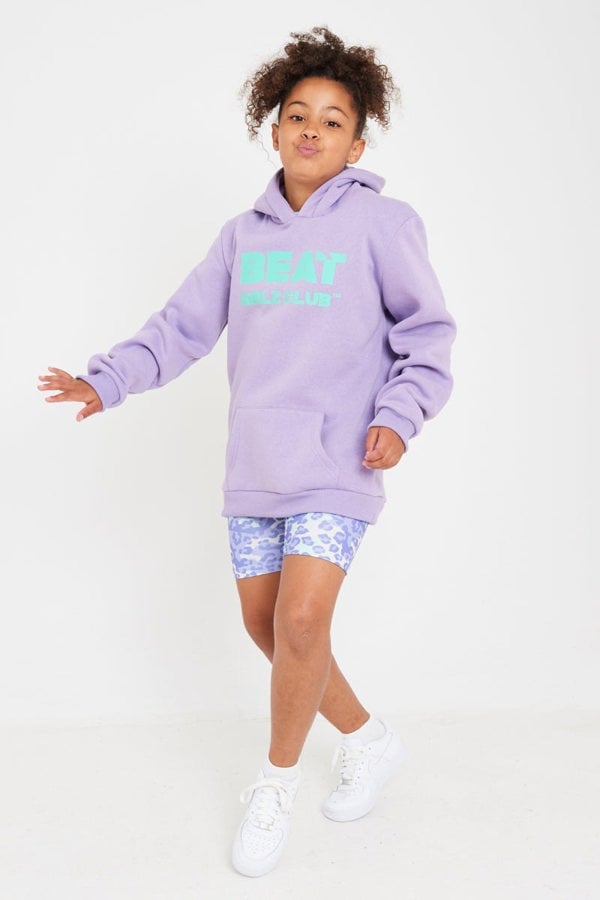 Beat Girlz Club Wow Cycle Short - Mint Leopard