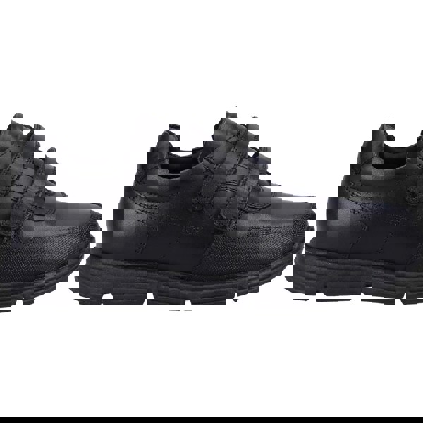 Hush Puppies Lucas SNR Leather Boys's Black Shoes