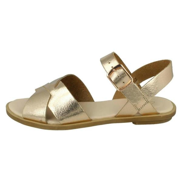 Clarks Ladies Clarks Casual Sandals Willow Gild