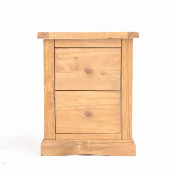 Lucca 2 Drawer Bedside Table