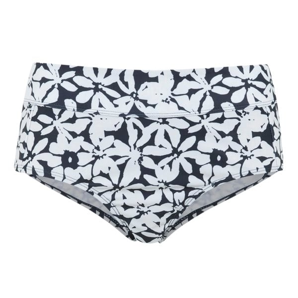 Regatta Womens Paloma Large Floral Swim Briefs - Navy/White
