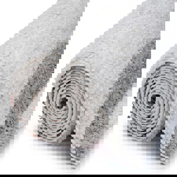 Moodi Shaggy Multicolour Rug, Striped design, Easy to clean| THE RUG