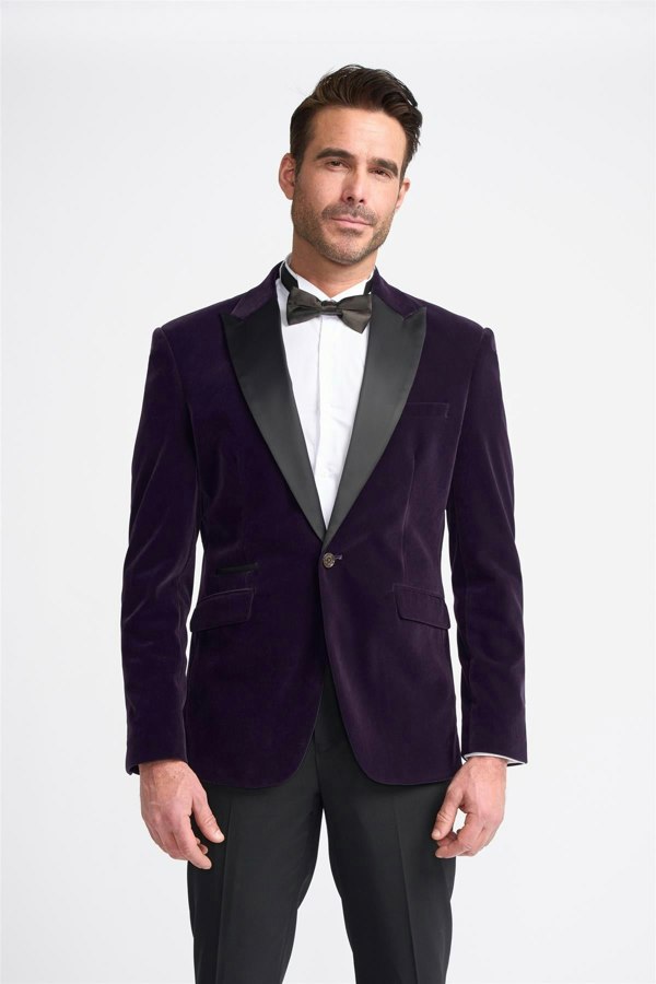 House of Cavani Rosa Velvet Blazer