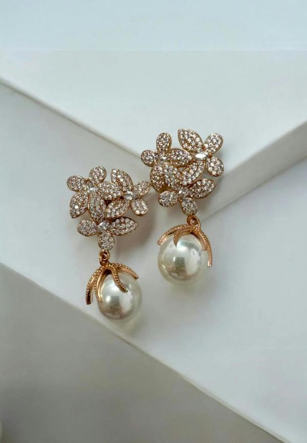Still life of the earrings.