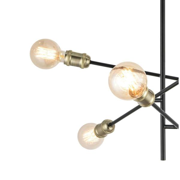 COSYLYTE Charlton 6 Light Adjustable Arm Ceiling Light