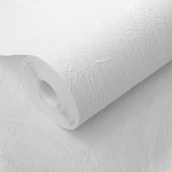 Erismann Ecthed Horizon Paintable Wallpaper - white