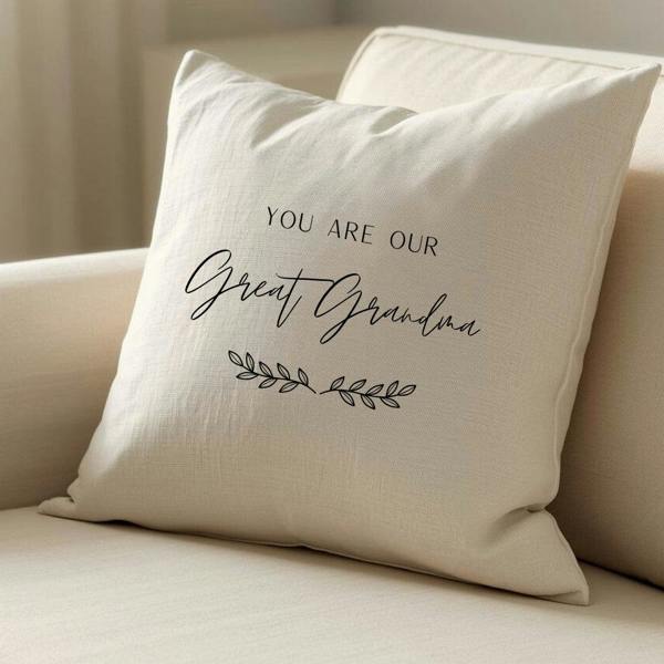 Aye Do Gifts Personalised Wonderful Nan,Gran,Grandma Cushion