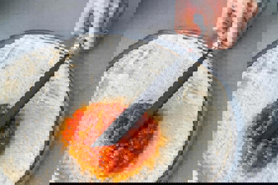 KitchenCraft 5pc Oval-Handled Stainless Steel Kitchen Utensils Set – Spaghetti Server, Spatula, Half-Round Turner, Skimmer & Ladle