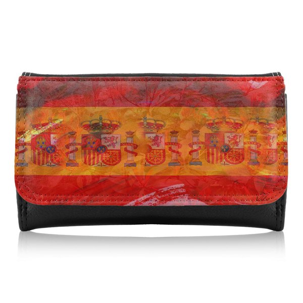 Benjamin Tate Design Spain Flag Maxi Purse
