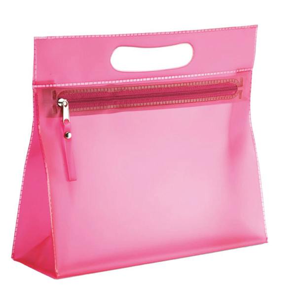 MidOcean Moonlight Transparent Toiletry Bag - Fuchsia - 