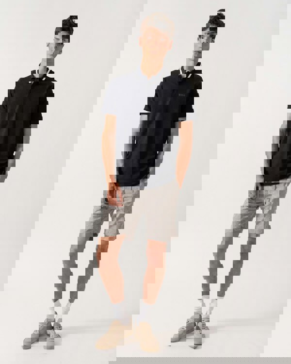 BOSS Green Paddy AP Heritage Mens Polo Shirt - Dark Blue 402 - CHO - Designer Mens Polo Shirts