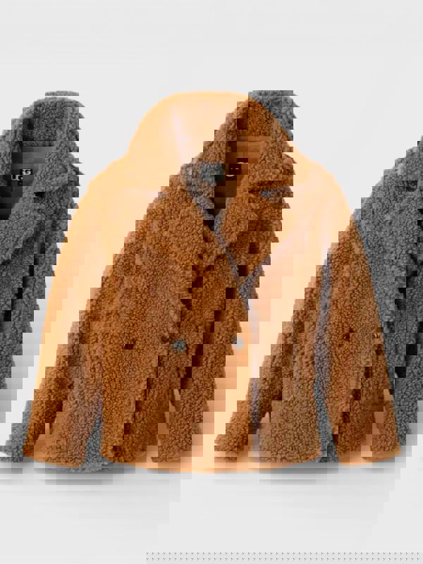 UGG Gertrude Short Teddy Coat