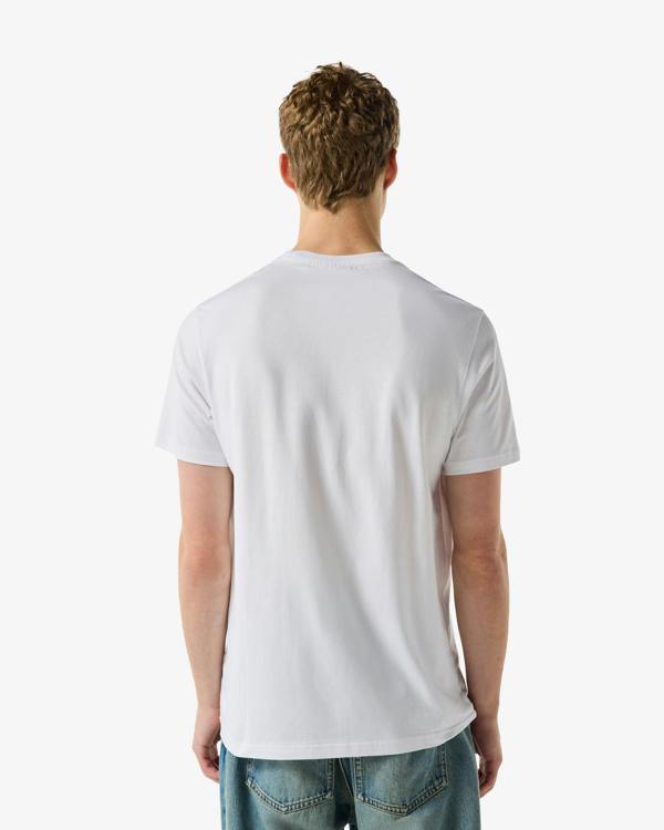 Hunter Red Label Essentials Mens Logo T-Shirt - Hunter White | CHO | Designer Mens Short Sleeve T-Shirts