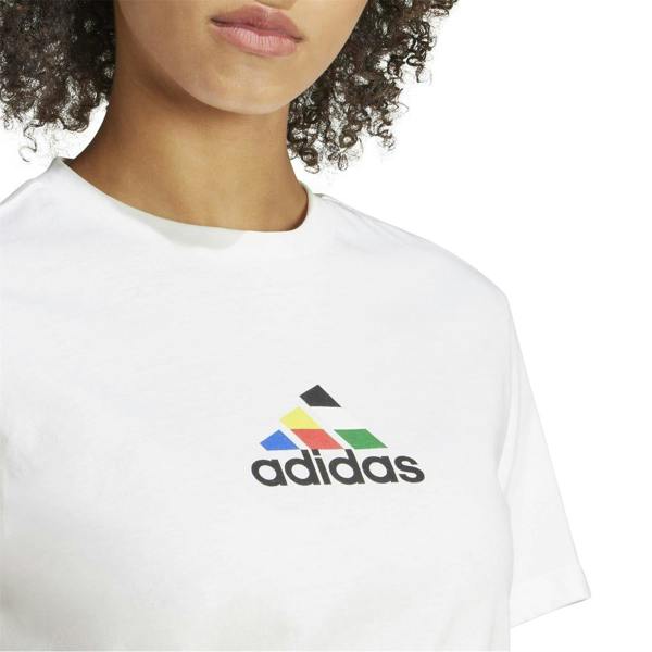Adidas Womens/Ladies Tiro Country Regular T-Shirt - White - 